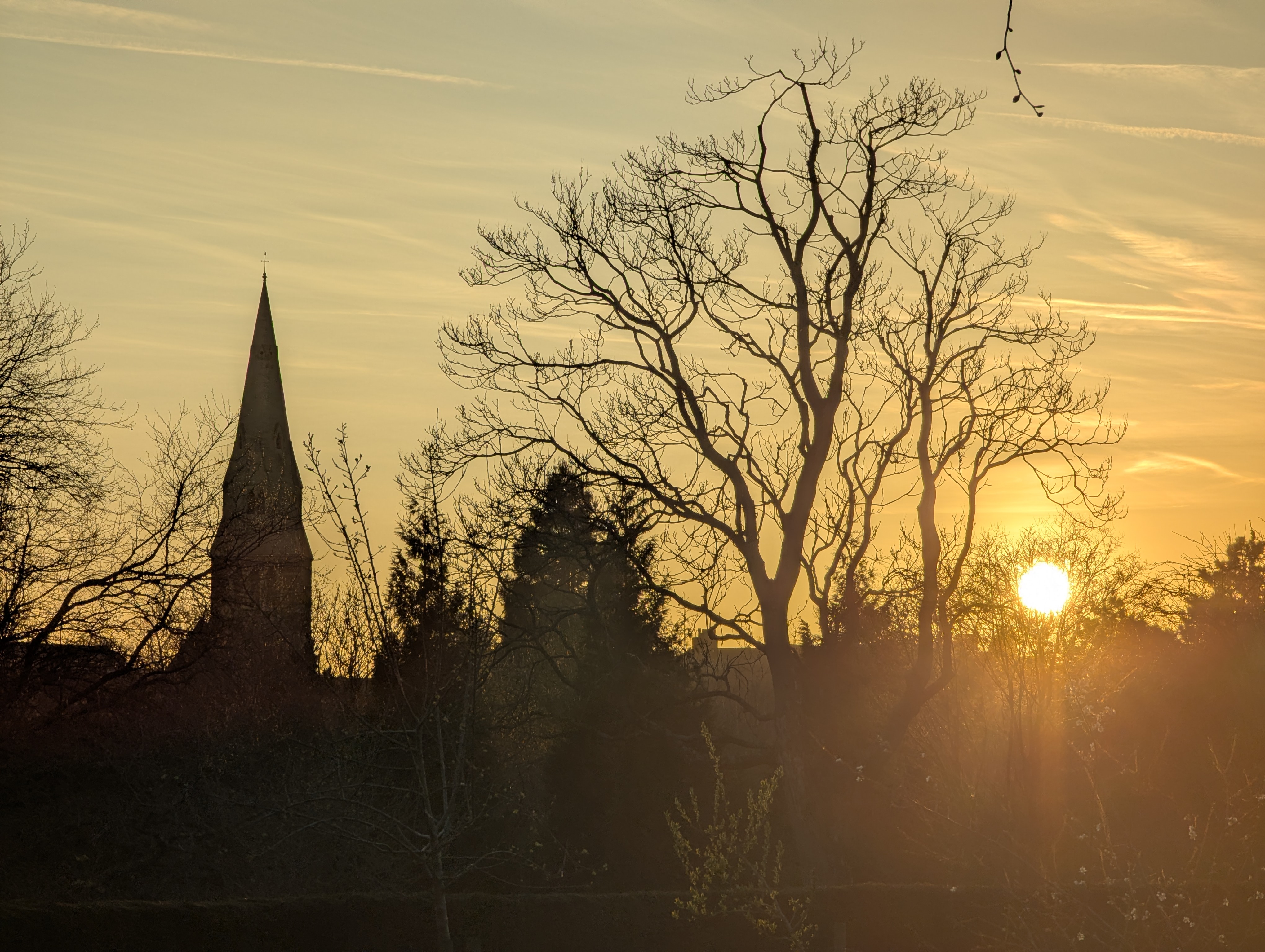 All Saints Church, Radford, looking West